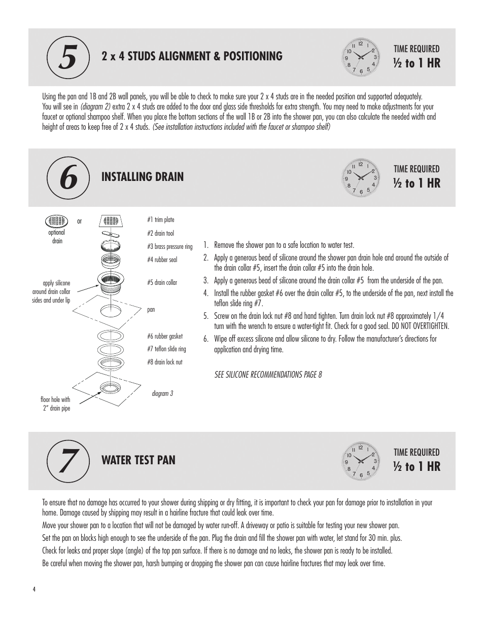 American Bath Factory Neo Supreme Carolina Shower User Manual | Page 4 / 10