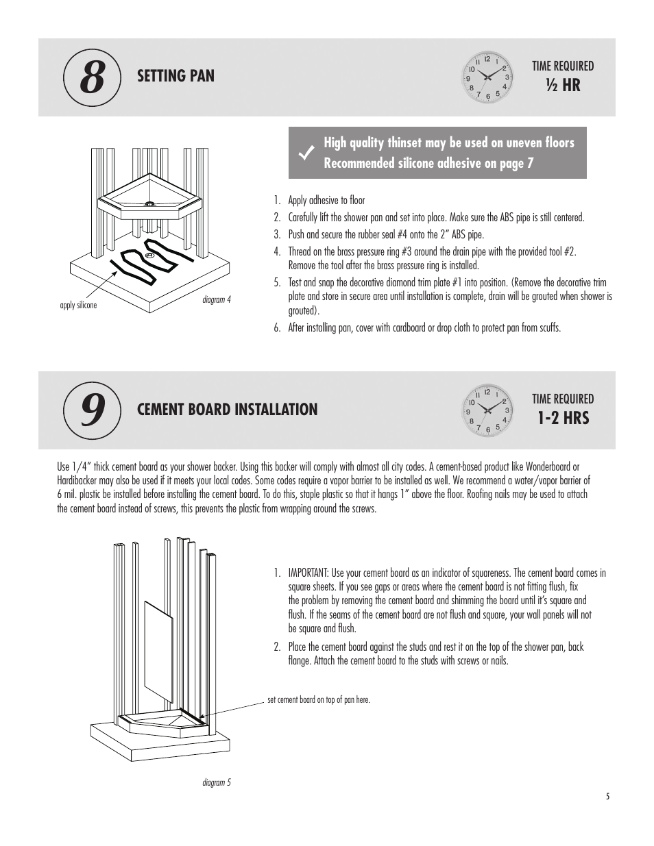 American Bath Factory Neo Supreme Carolina Shower User Manual | Page 5 / 10