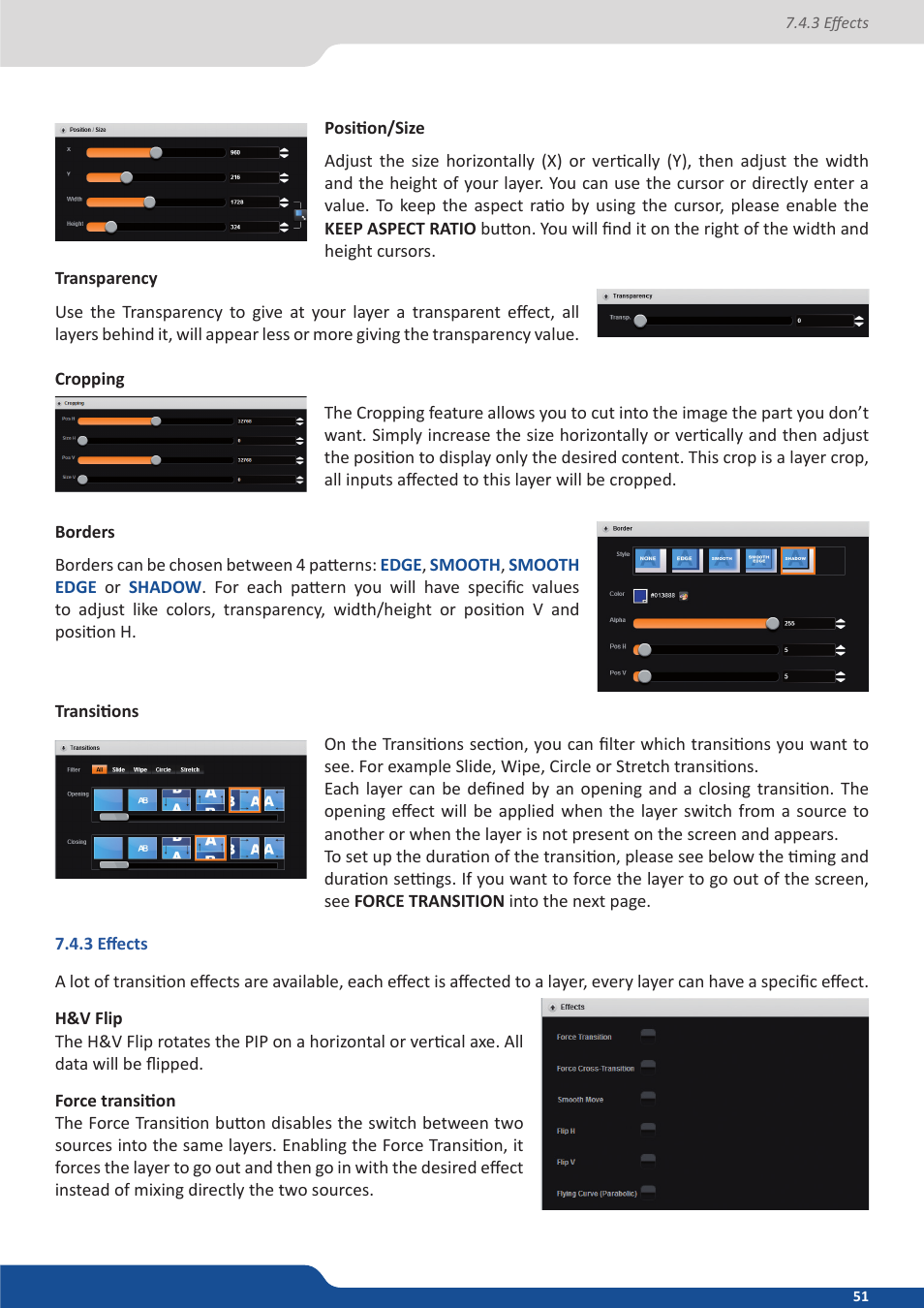 3 effects | Analog Way SmartMatriX Ultra User Manual | Page 51 / 82