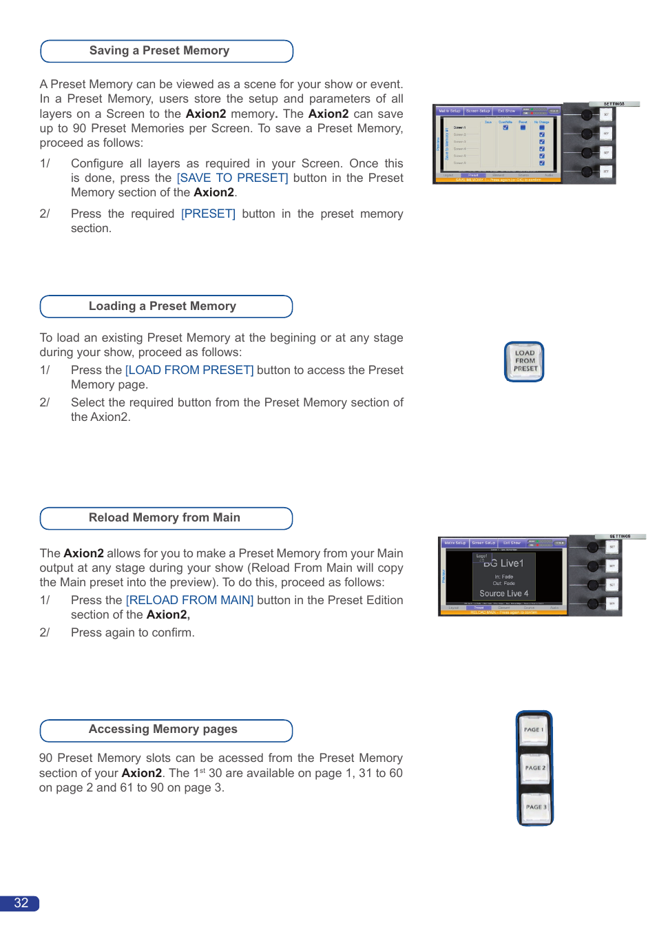 Analog Way Axion2 User Manual | Page 34 / 52