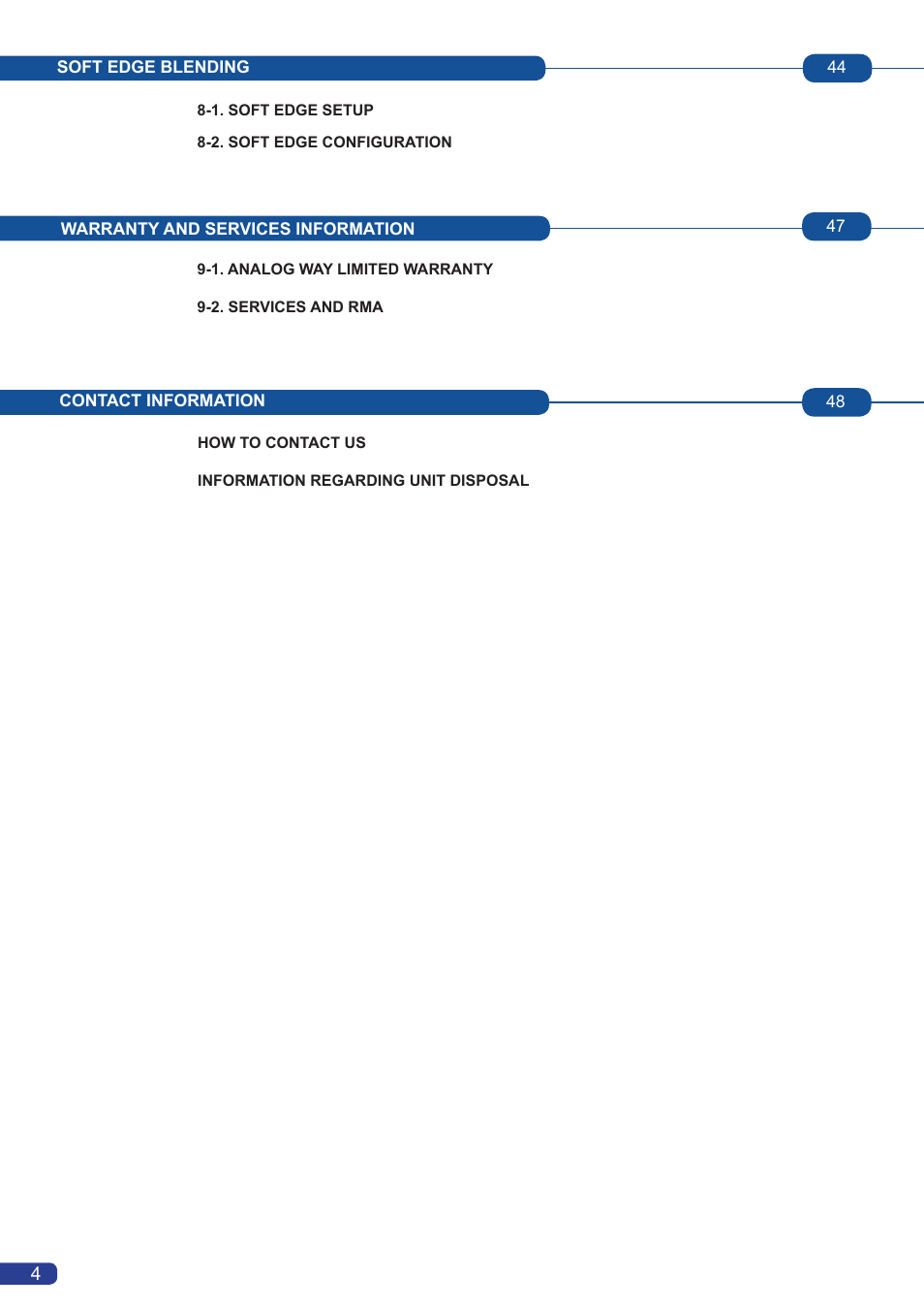 Analog Way Axion2 User Manual | Page 6 / 52