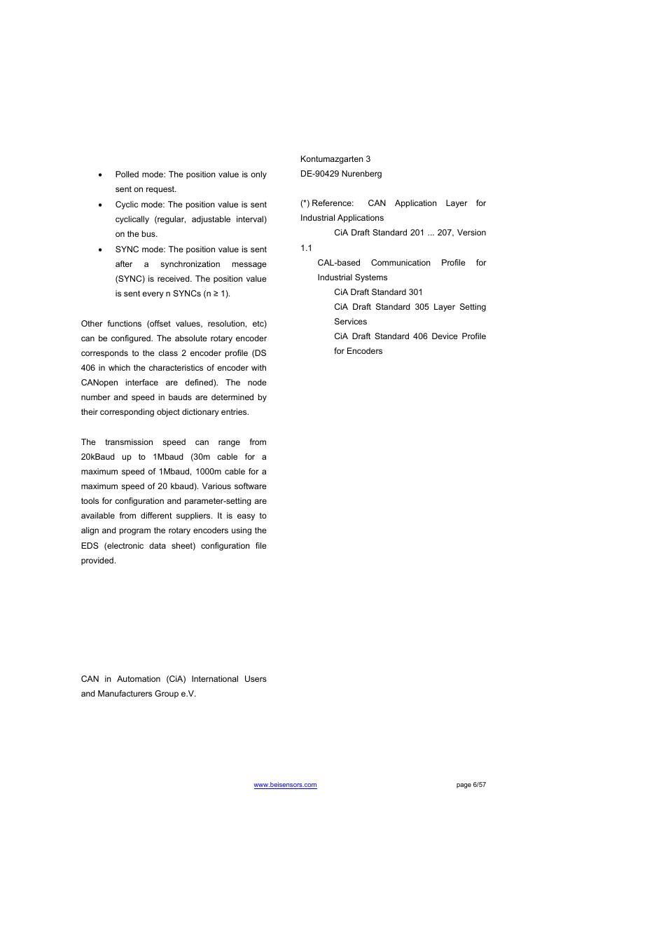 BEI Sensors THK4 User Manual | Page 6 / 57