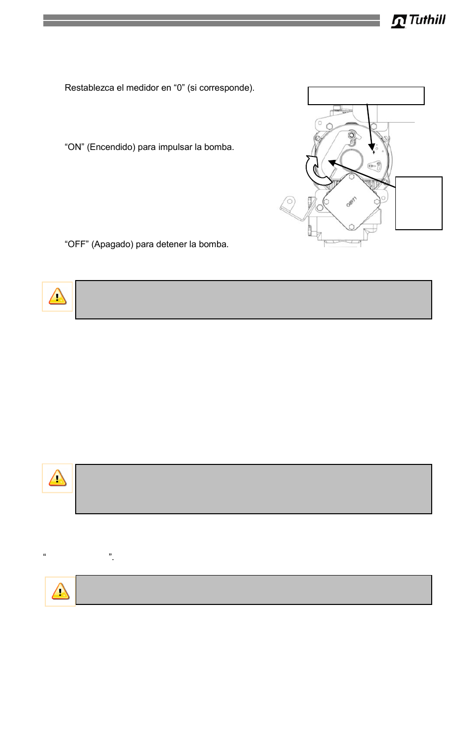 Cierre con candado, Solución de problemas, Instrucciones de operación | Fill-Rite 300V Series Fuel Transfer Pump User Manual | Page 25 / 64