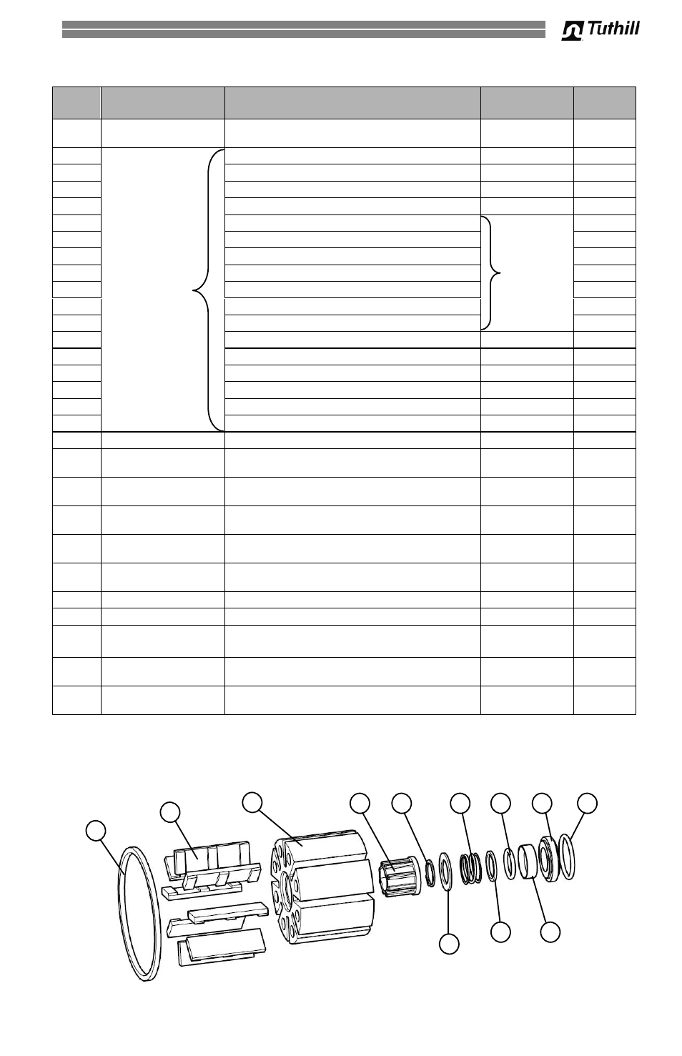 Lista de piezas de fr300v | Fill-Rite 300V Series Fuel Transfer Pump User Manual | Page 29 / 64