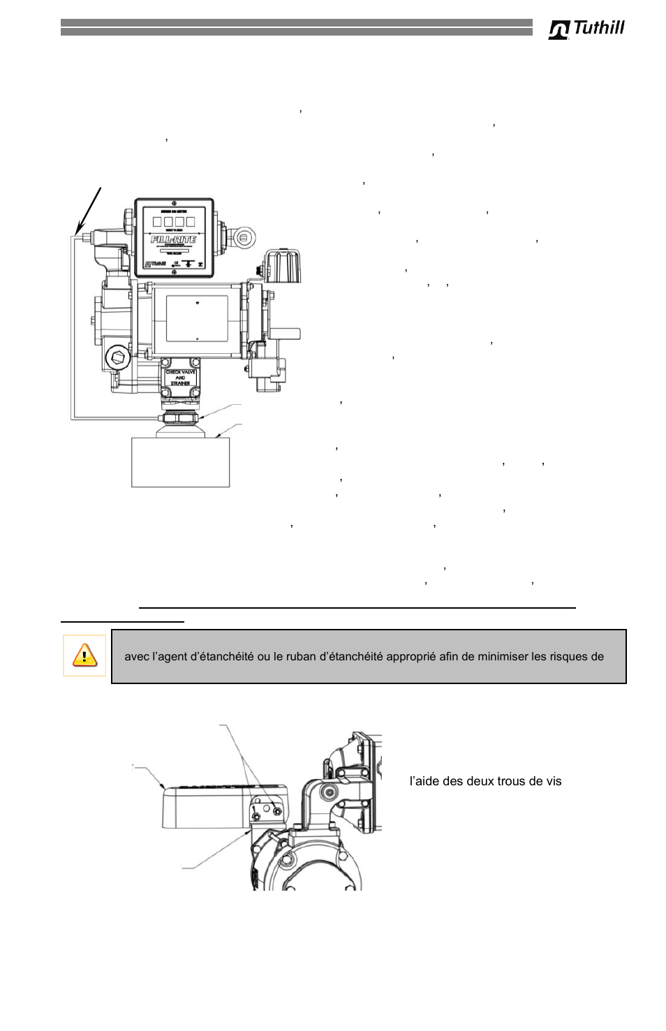 Dispositif anti-siphon, Câblage électrique, Installation de la gaine de pistolet | Fill-Rite 300V Series Fuel Transfer Pump User Manual | Page 39 / 64
