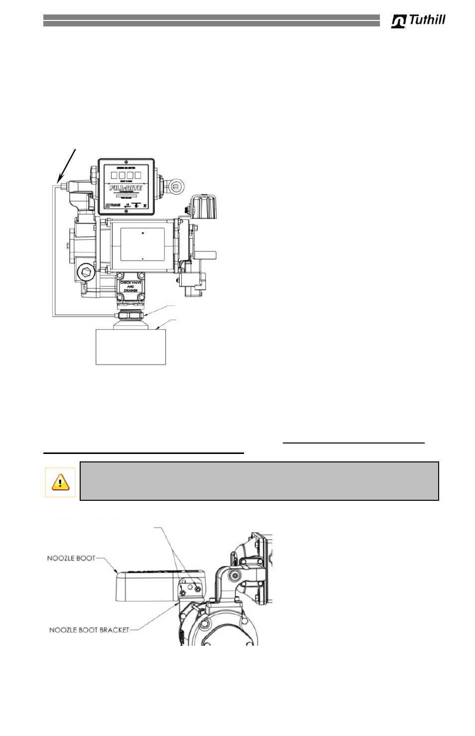 Heberschutzleitung, Montage der zapfventilhalterung | Fill-Rite 300V Series Fuel Transfer Pump User Manual | Page 55 / 64