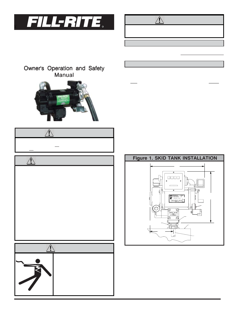 Fill-Rite BD310 Series Fuel Transfer Pump User Manual | 4 pages