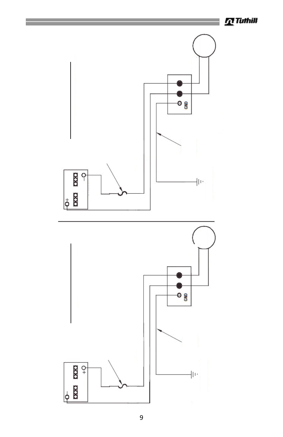 Schéma de câblage pour courant continu | Fill-Rite FR600G Series AC Transfer Pumps User Manual | Page 49 / 80