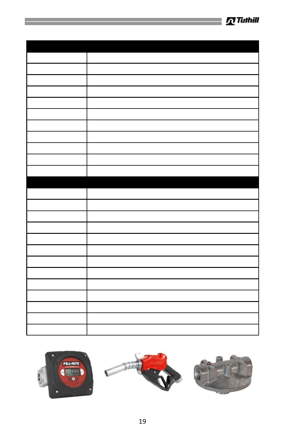 Accessoires | Fill-Rite FR600G Series AC Transfer Pumps User Manual | Page 59 / 80