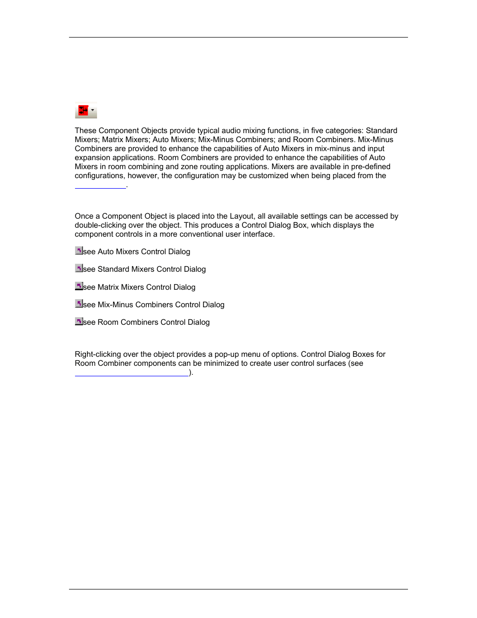 Mixers, Standard mixers | Biamp A4 User Manual | Page 124 / 245