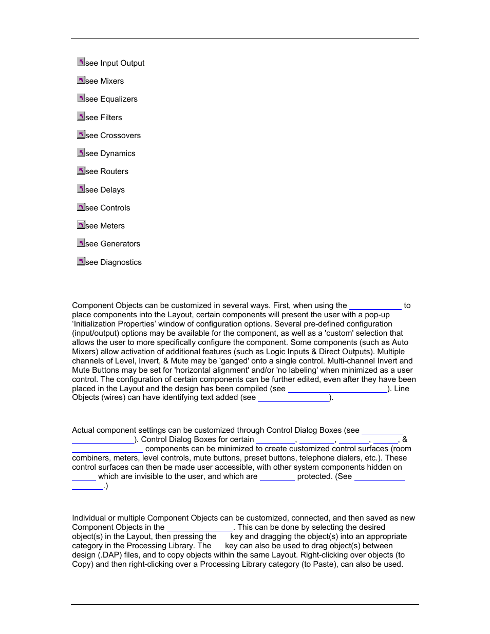 Customizing component objects, Third-party control, Rs-232 and telnet protocol | Customizing component, Objects, Customizing, Component objects | Biamp A4 User Manual | Page 173 / 245