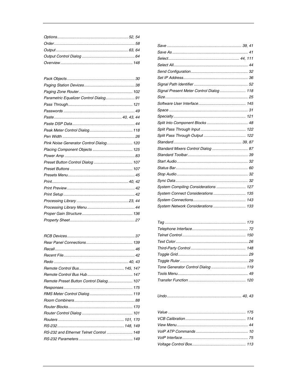 Biamp A4 User Manual | Page 244 / 245
