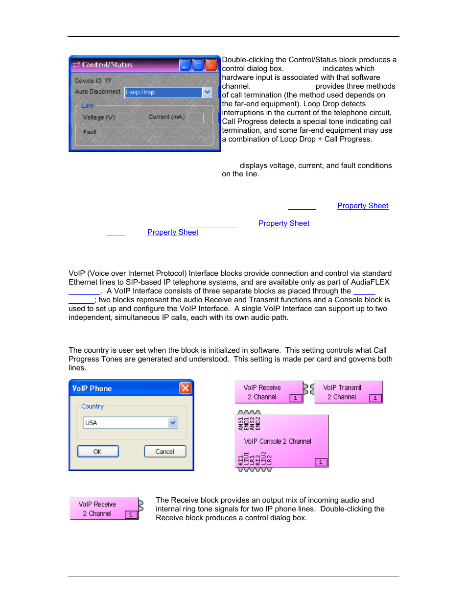 Voip interface, Mixers | Biamp LTR User Manual | Page 113 / 245