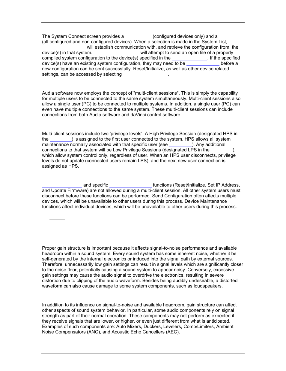 Proper gain structure | Biamp LTR User Manual | Page 187 / 245