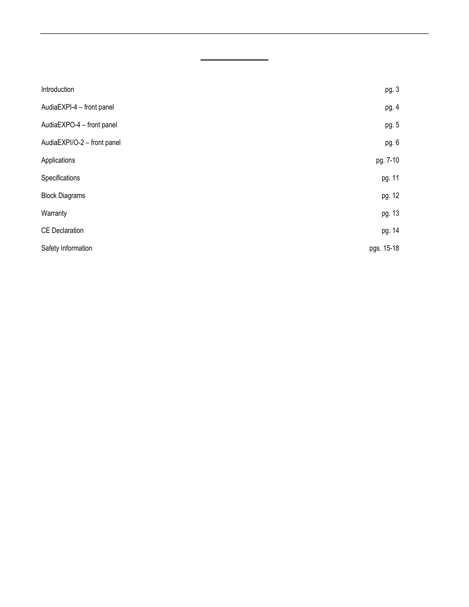 Biamp AudiaEXPI/O-2 User Manual | Page 2 / 18