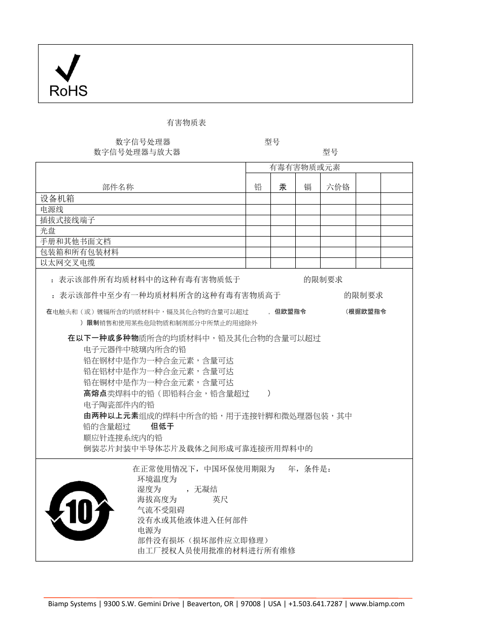 Biamp LTR User Manual | Page 18 / 18