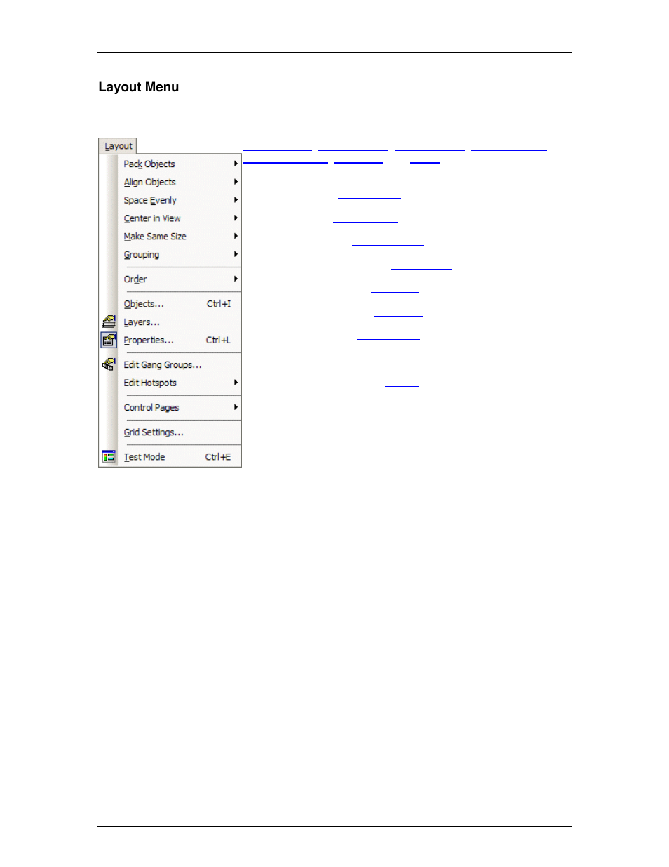 Layout menu, Gang group | Biamp LTR User Manual | Page 31 / 89