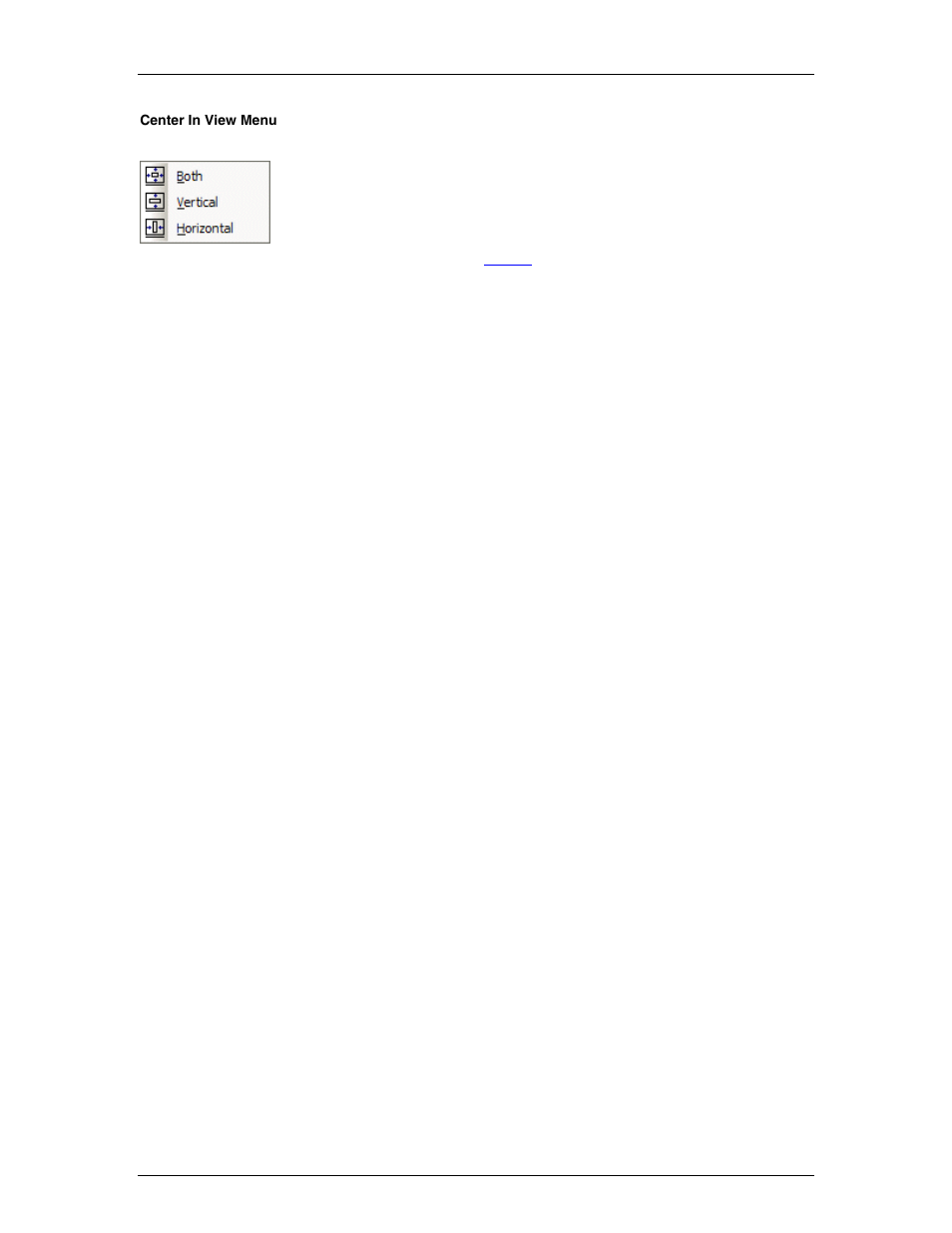 Center in view menu, Center in view | Biamp LTR User Manual | Page 35 / 89