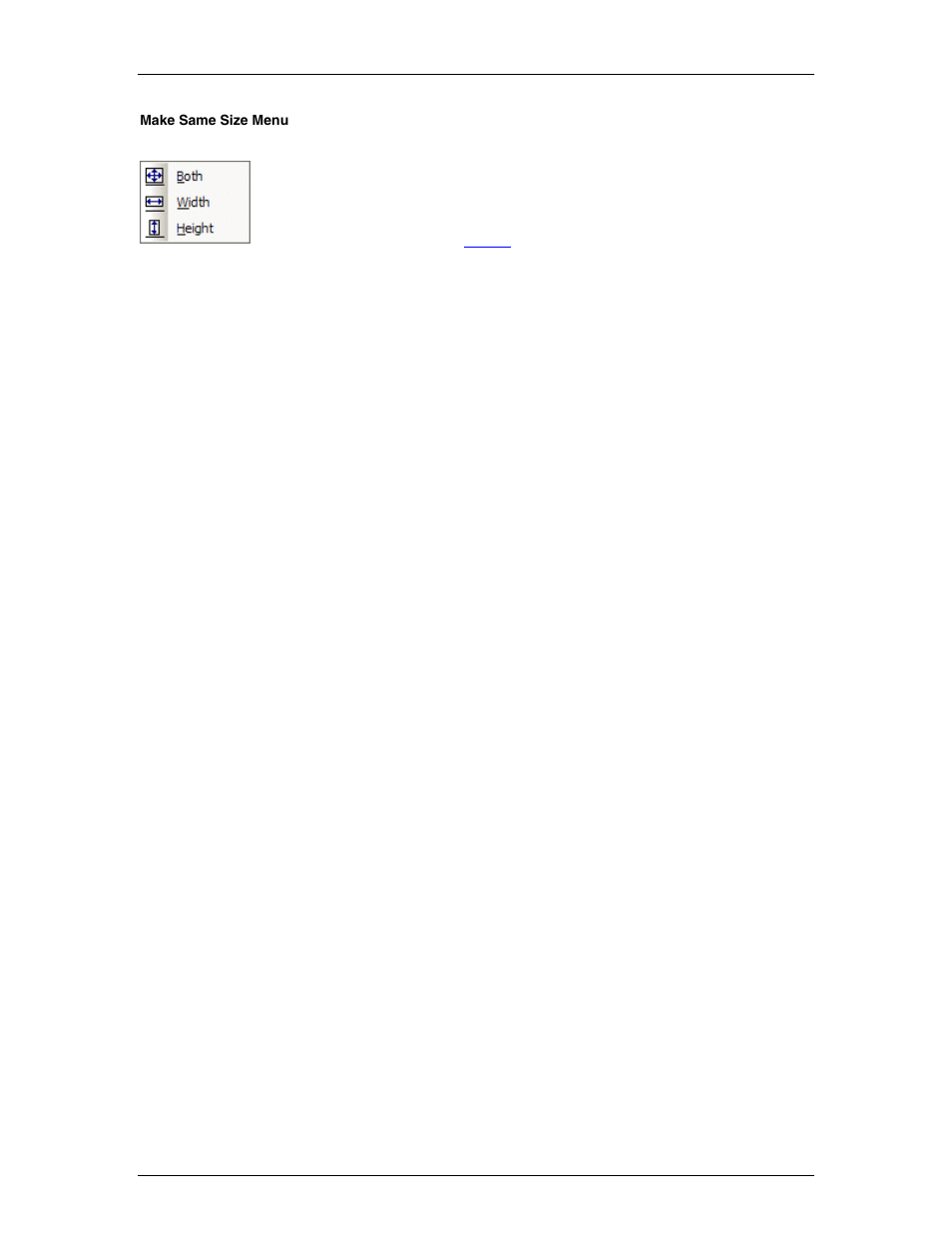 Make same size menu, Make same size | Biamp LTR User Manual | Page 36 / 89