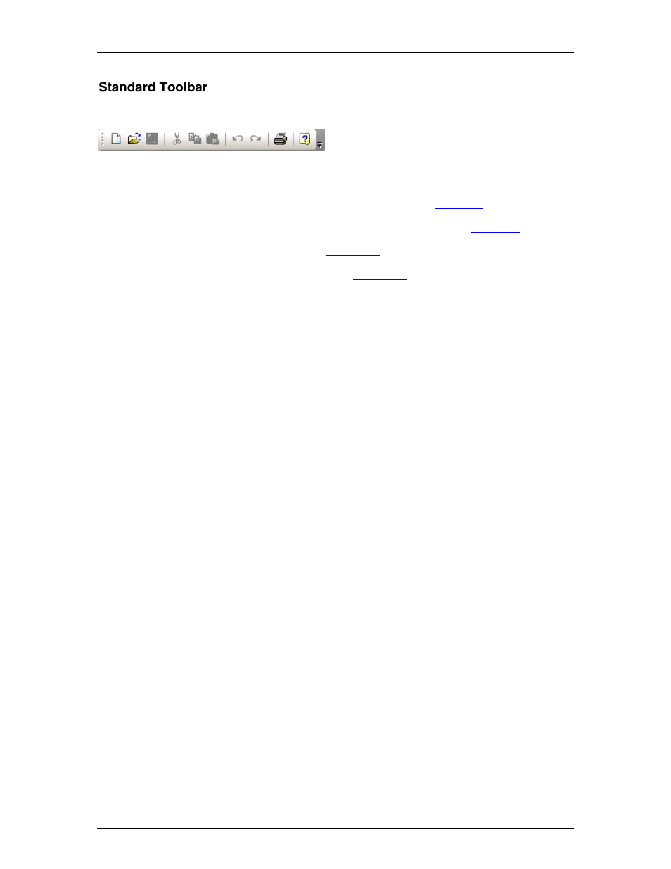 Standard toolbar, Toolbar, Icons | Biamp LTR User Manual | Page 50 / 89