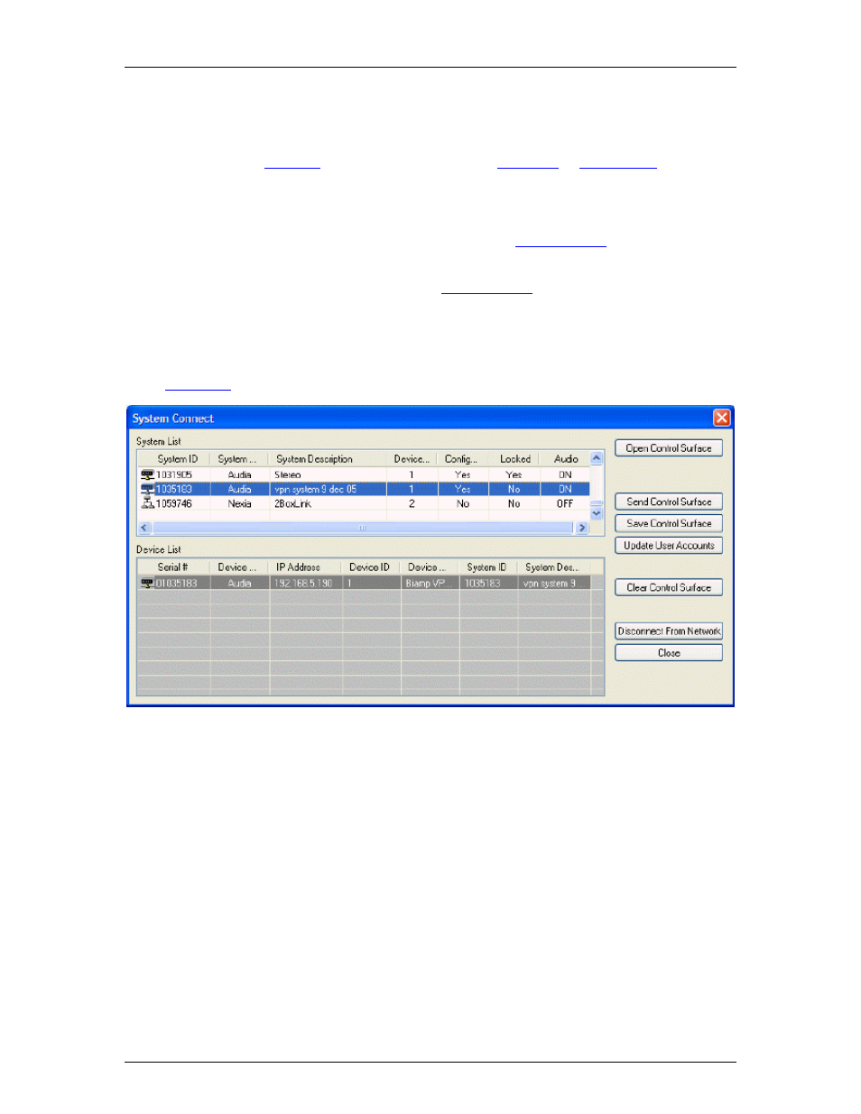 Accessing control surfaces, Administrator, To s | Biamp LTR User Manual | Page 83 / 89