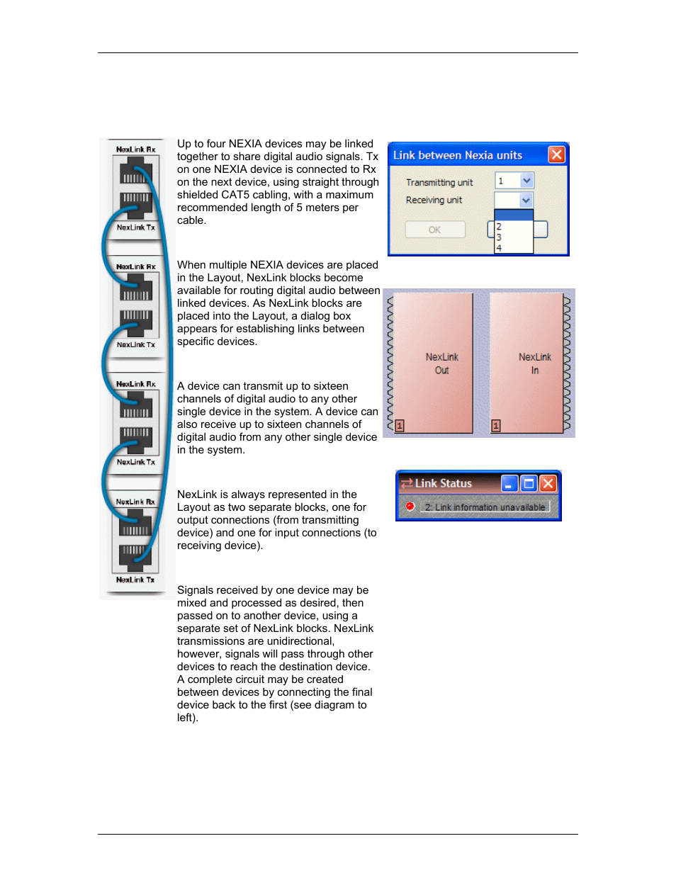 Nexlink, System, Yout | Blocks allo | Biamp LTR User Manual | Page 119 / 217