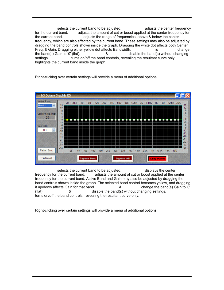 Graphic equalizer | Biamp LTR User Manual | Page 125 / 217