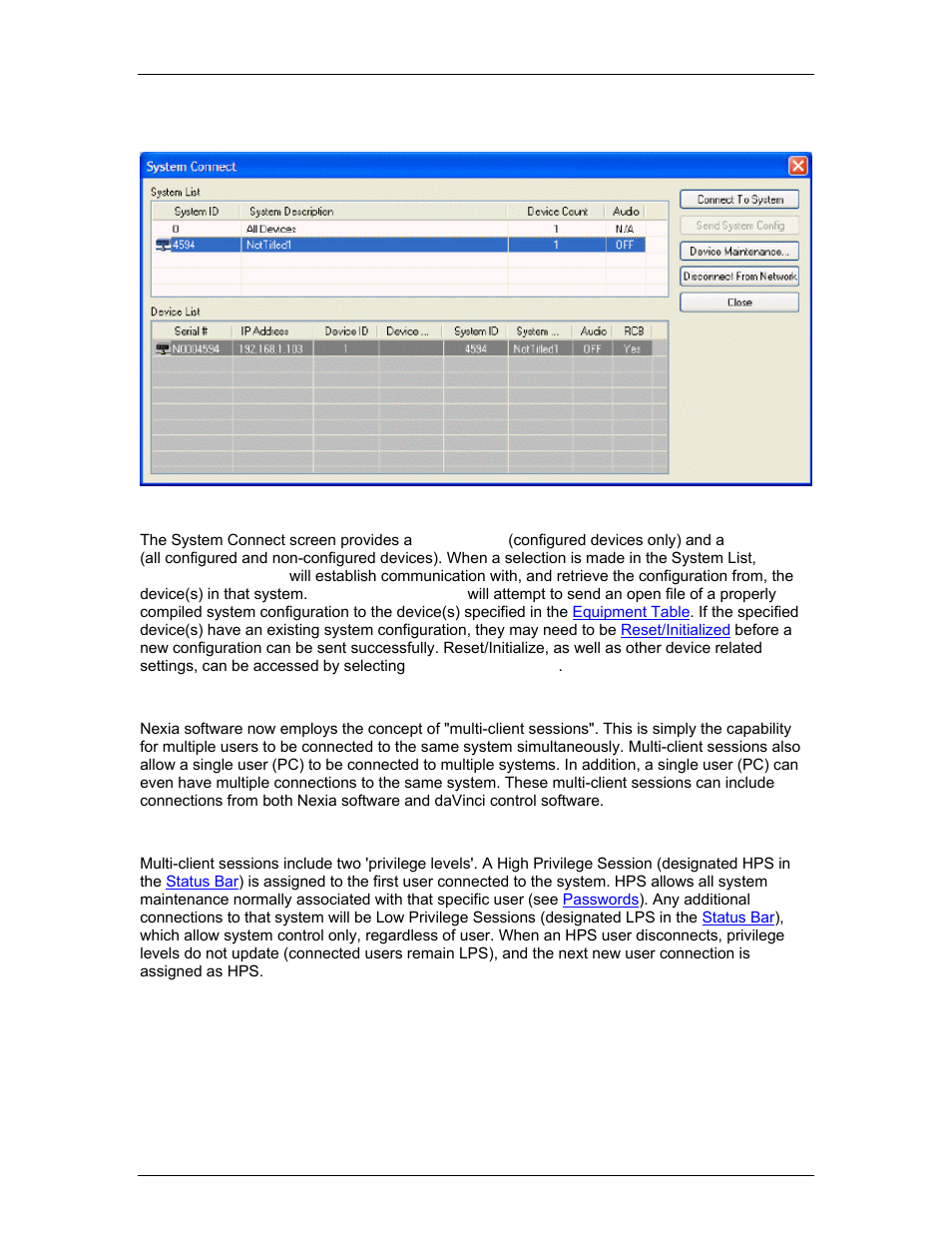 System connect considerations | Biamp LTR User Manual | Page 171 / 217