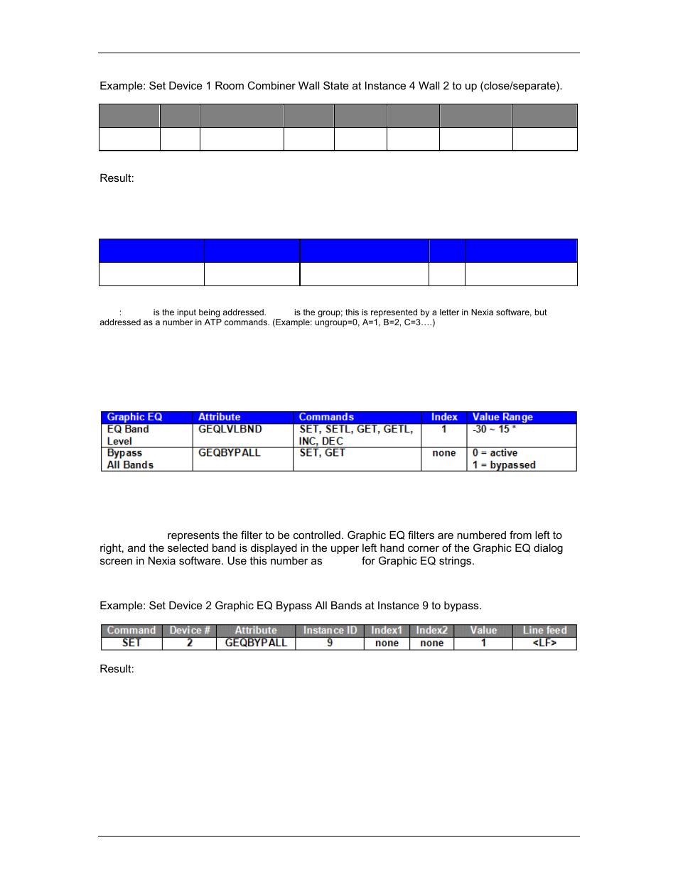 Equalizer blocks | Biamp LTR User Manual | Page 195 / 217