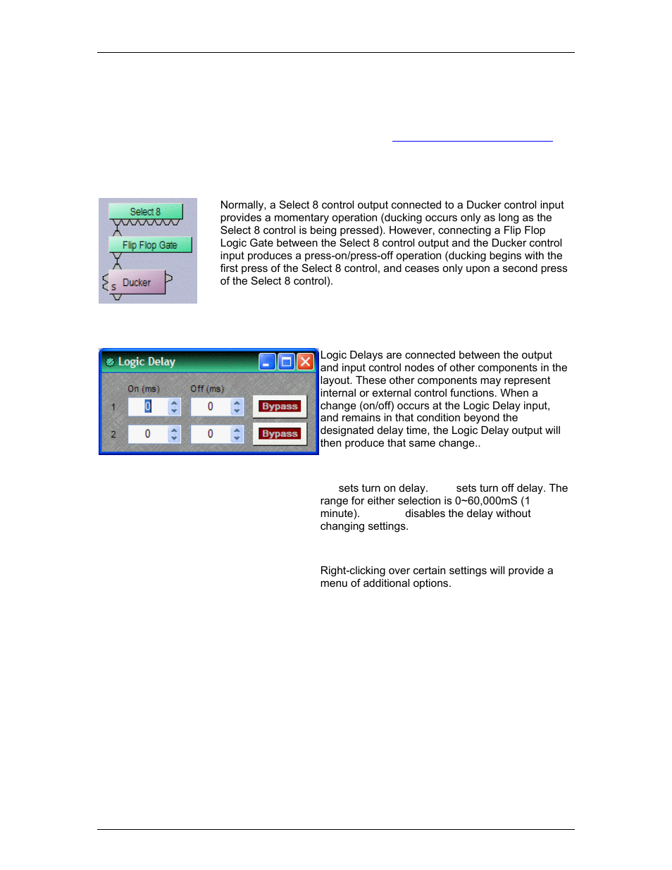 Logic delay | Biamp LTR User Manual | Page 22 / 217