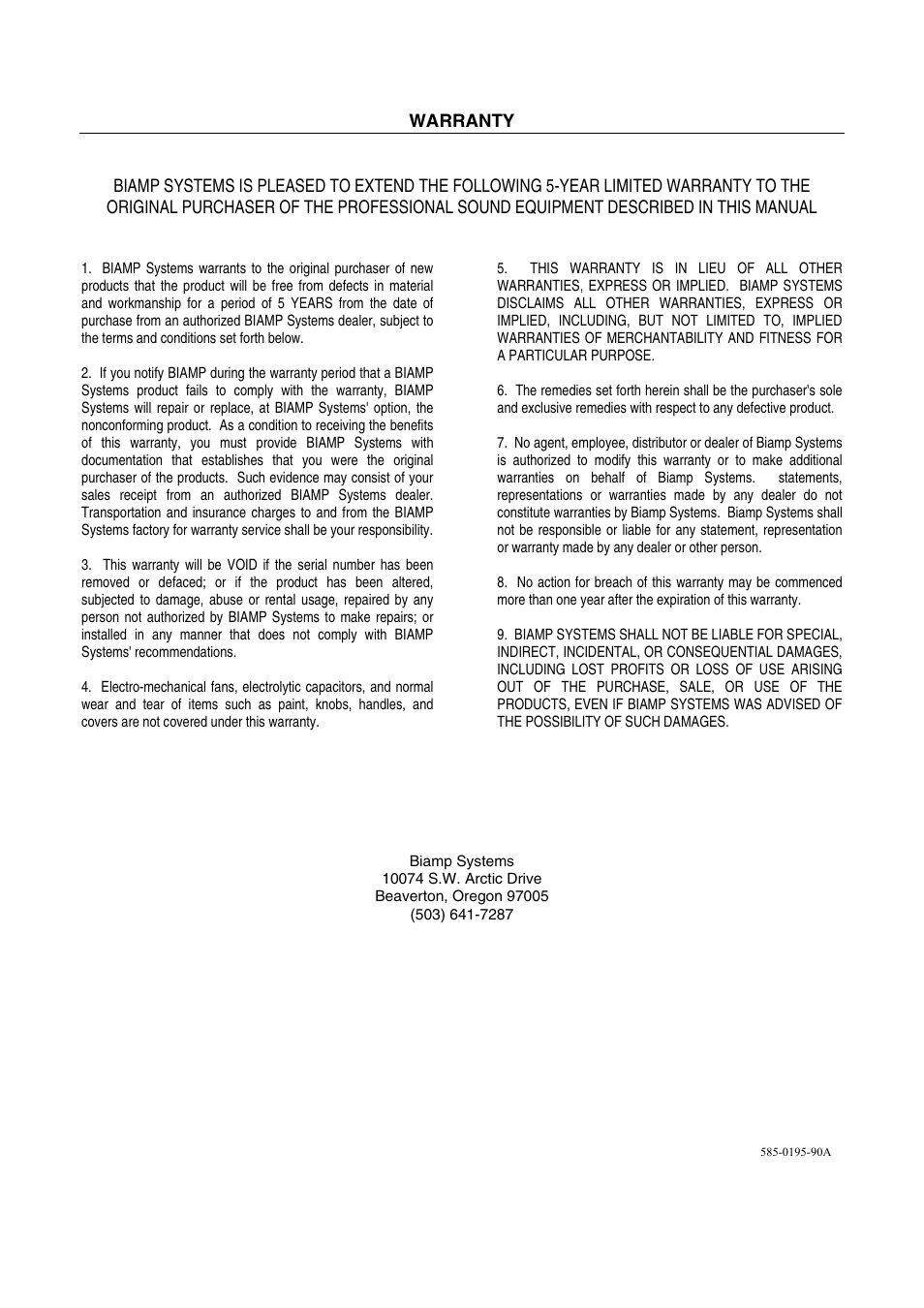 Biamp A4 User Manual | Page 13 / 18