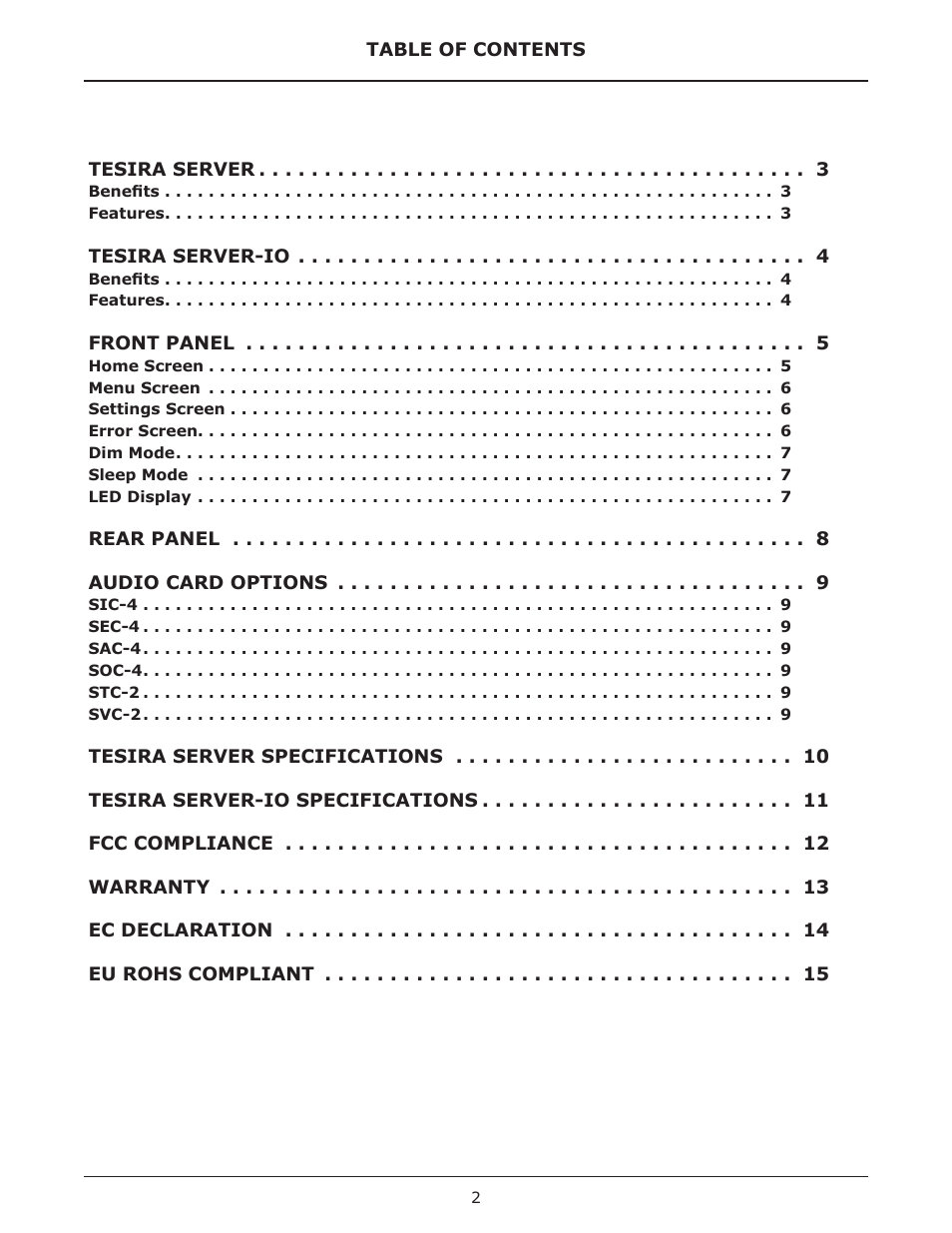 Biamp SERVER-IO User Manual | Page 2 / 15