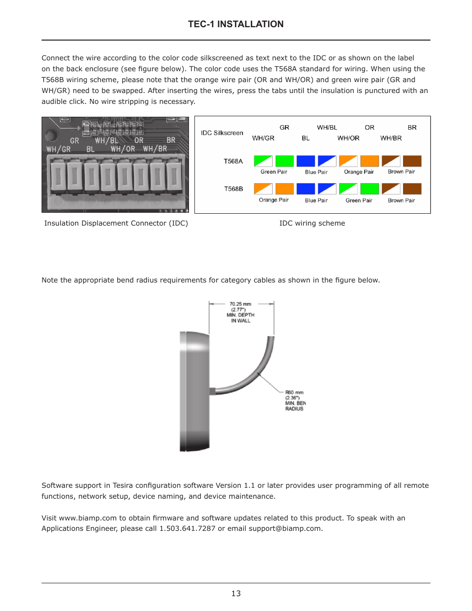 Biamp TEC-1 User Manual | Page 13 / 18