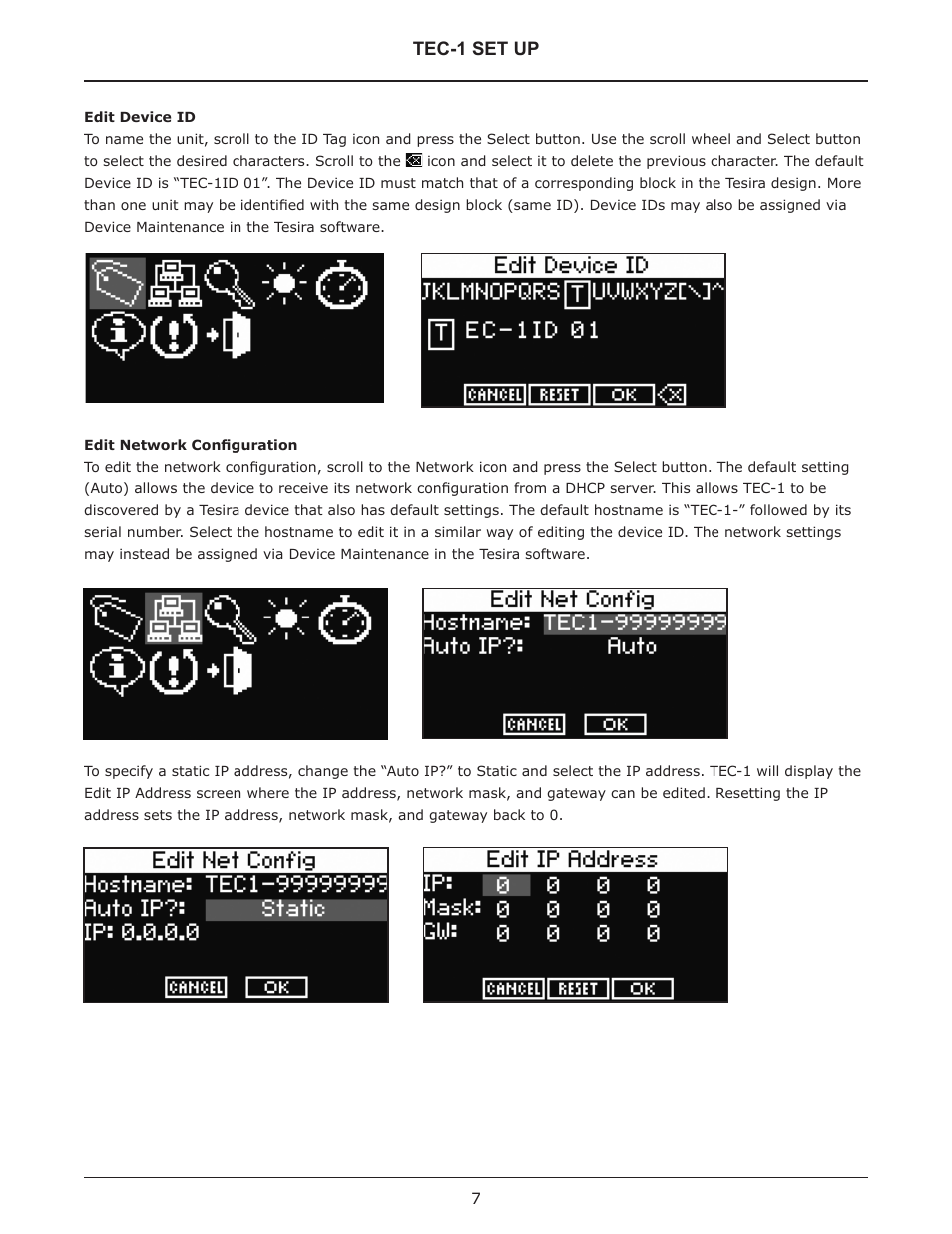 Biamp TEC-1 User Manual | Page 7 / 18