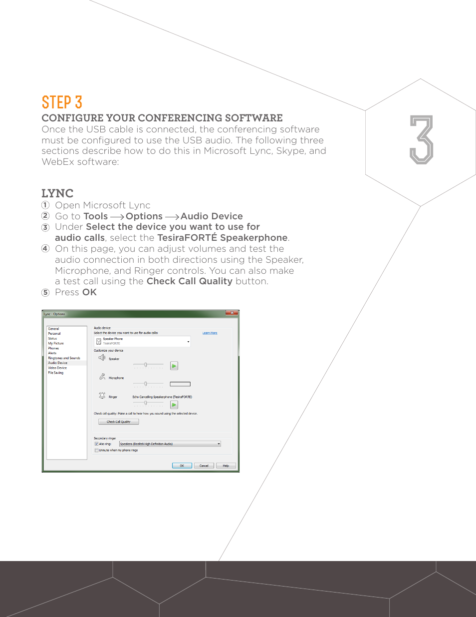 Step 3 | Biamp TesiraFORTE User Manual | Page 4 / 9