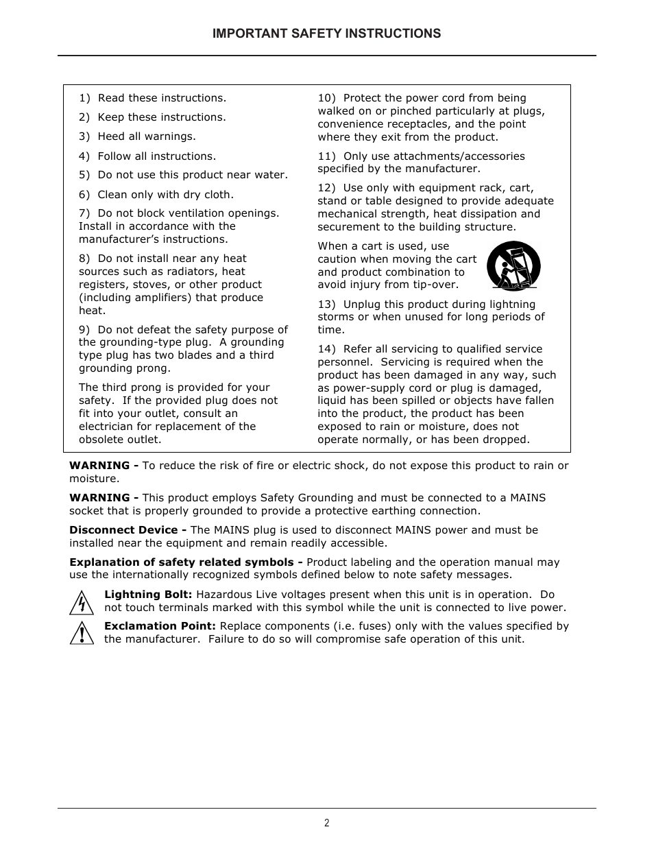 Biamp ANC-1 User Manual | Page 2 / 12