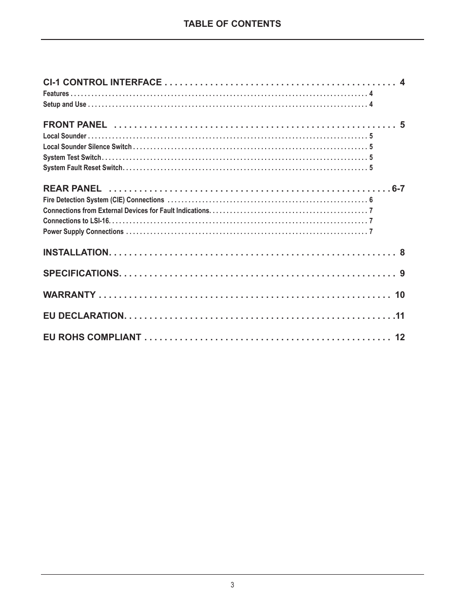 Biamp CI-1 User Manual | Page 3 / 12