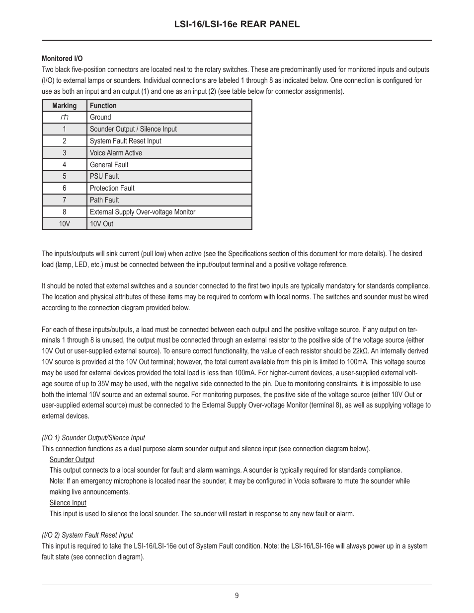 Biamp LSI-16e User Manual | Page 9 / 20