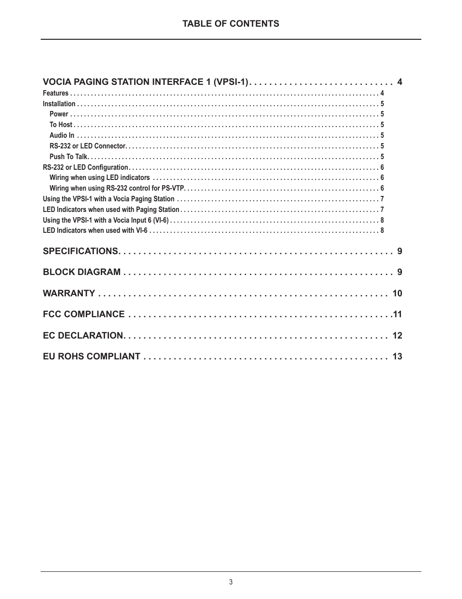 Biamp VPSI-1 User Manual | Page 3 / 13