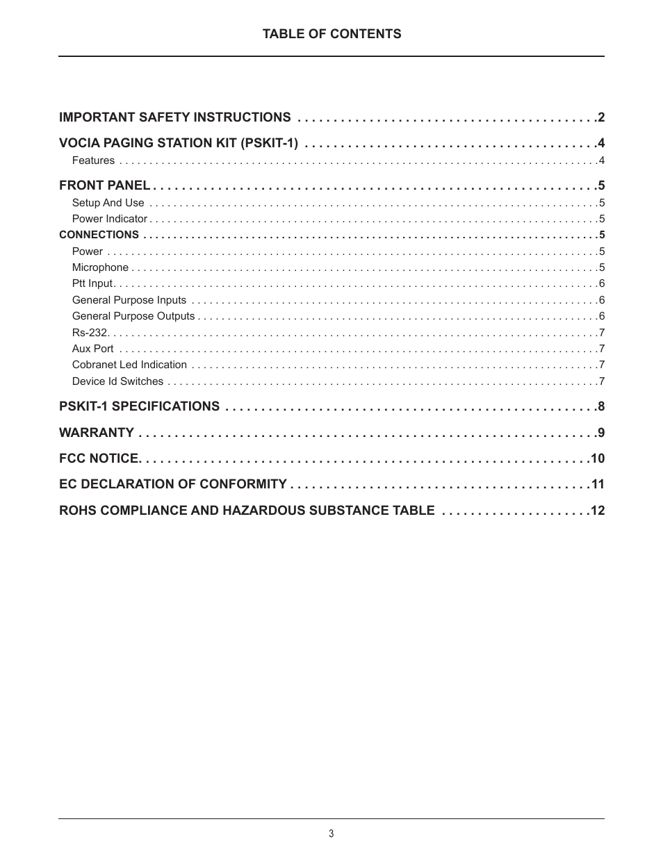 Biamp PSKIT-1 User Manual | Page 3 / 12