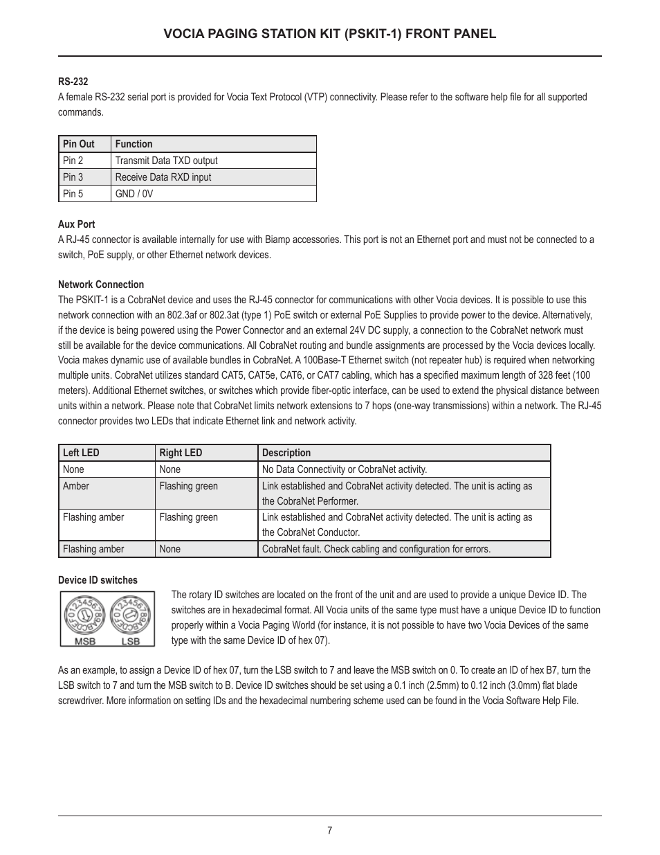 Biamp PSKIT-1 User Manual | Page 7 / 12