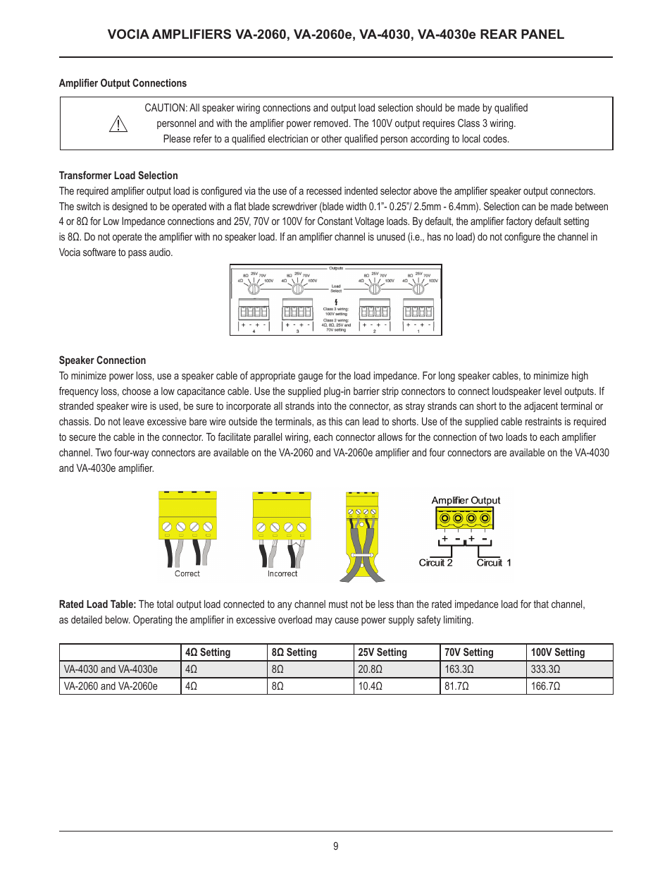 Biamp VA-4030e User Manual | Page 10 / 20