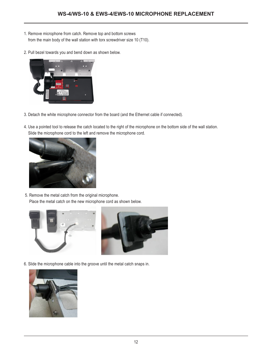 Biamp WS-10 User Manual | Page 12 / 16