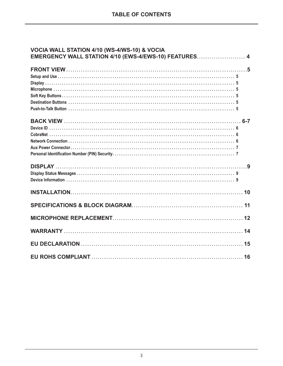 Biamp WS-10 User Manual | Page 3 / 16