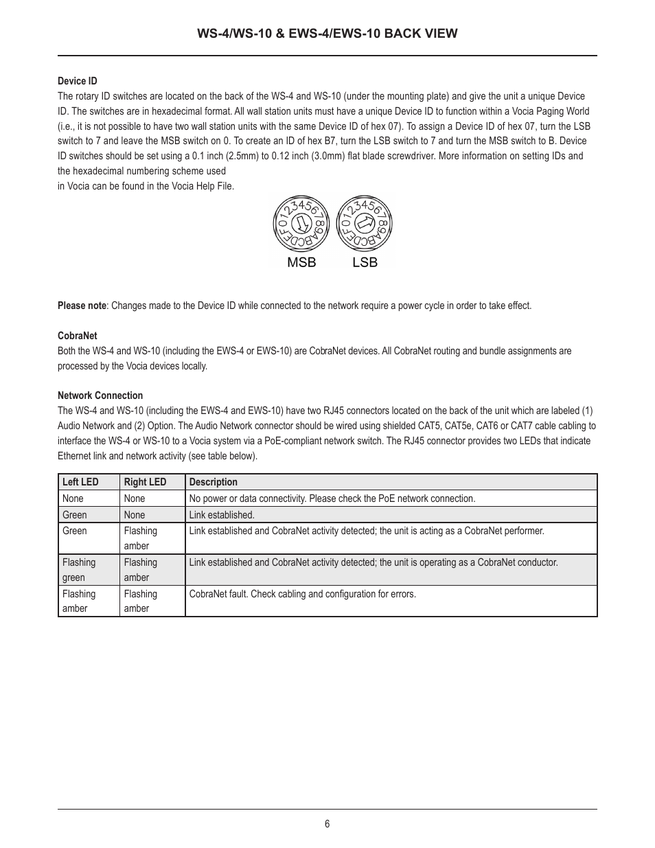 Biamp WS-10 User Manual | Page 6 / 16