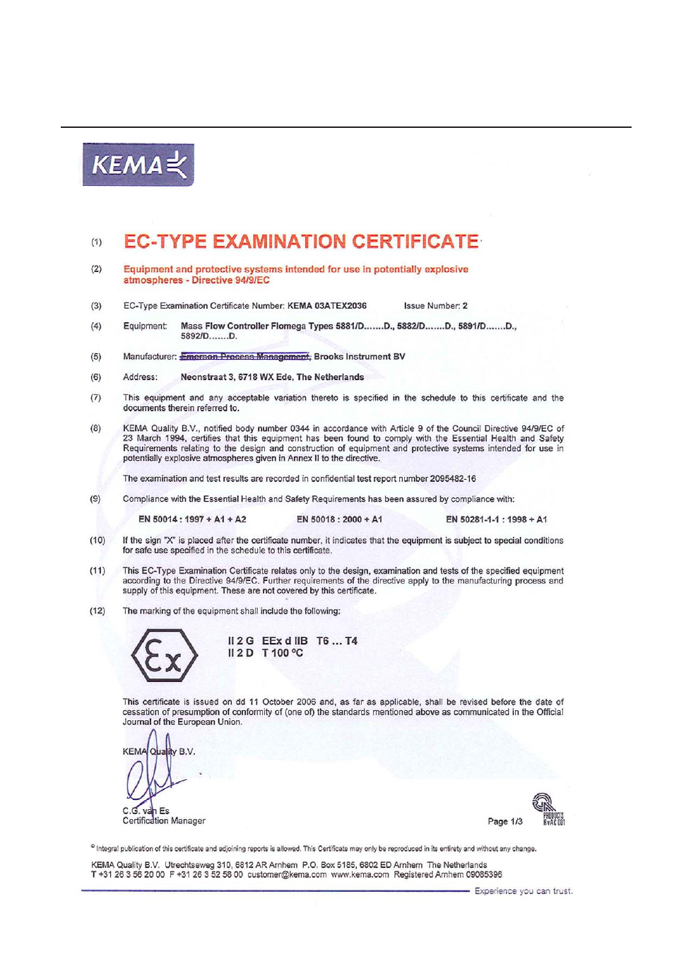 Flomega, liquid mfc’s/mfm’s | Brooks Instrument 5882/92 User Manual | Page 39 / 40