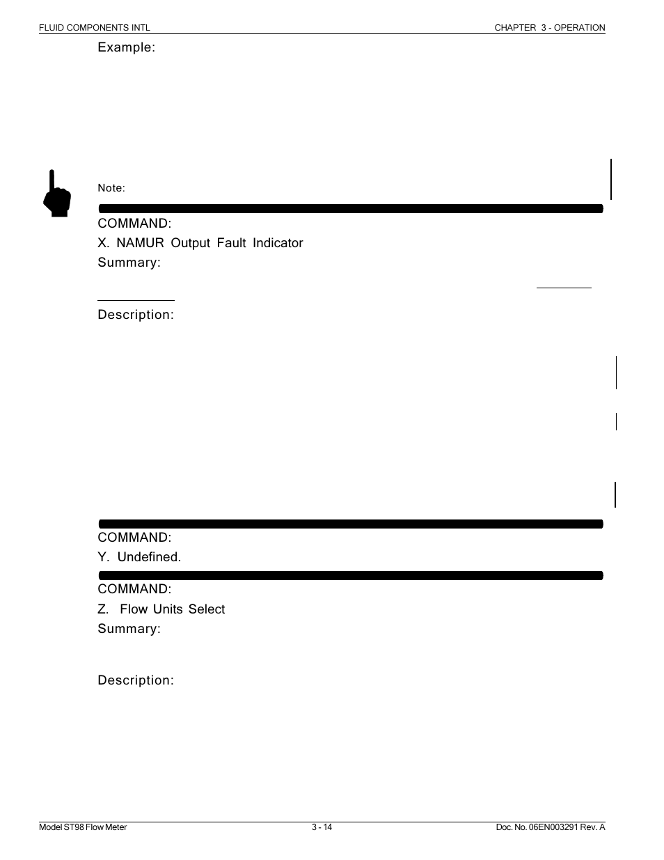 Fluid Components International ST98 Manual Operation User Manual | Page 14 / 16