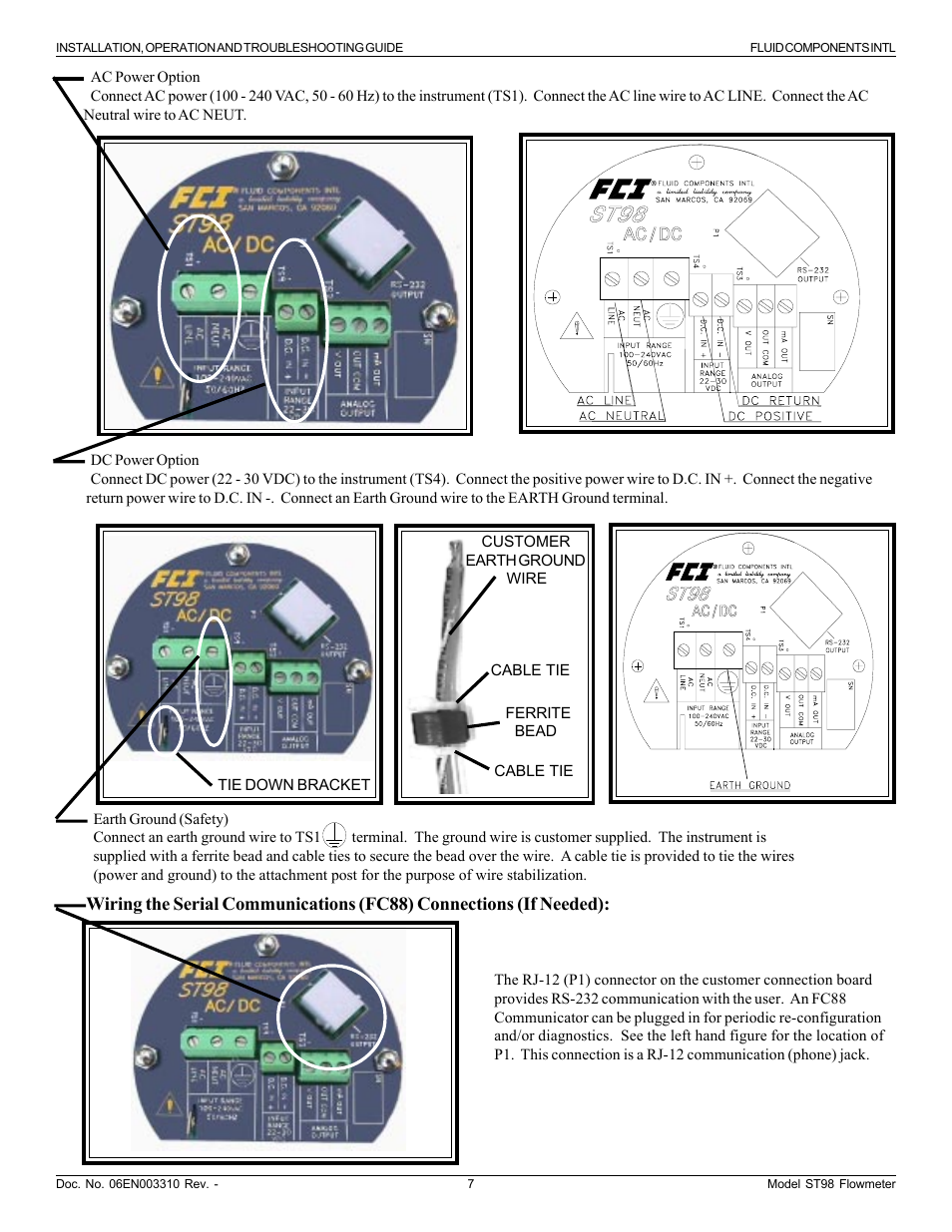 Fluid Components International ST98_ST98L Guide User Manual | Page 7 / 8