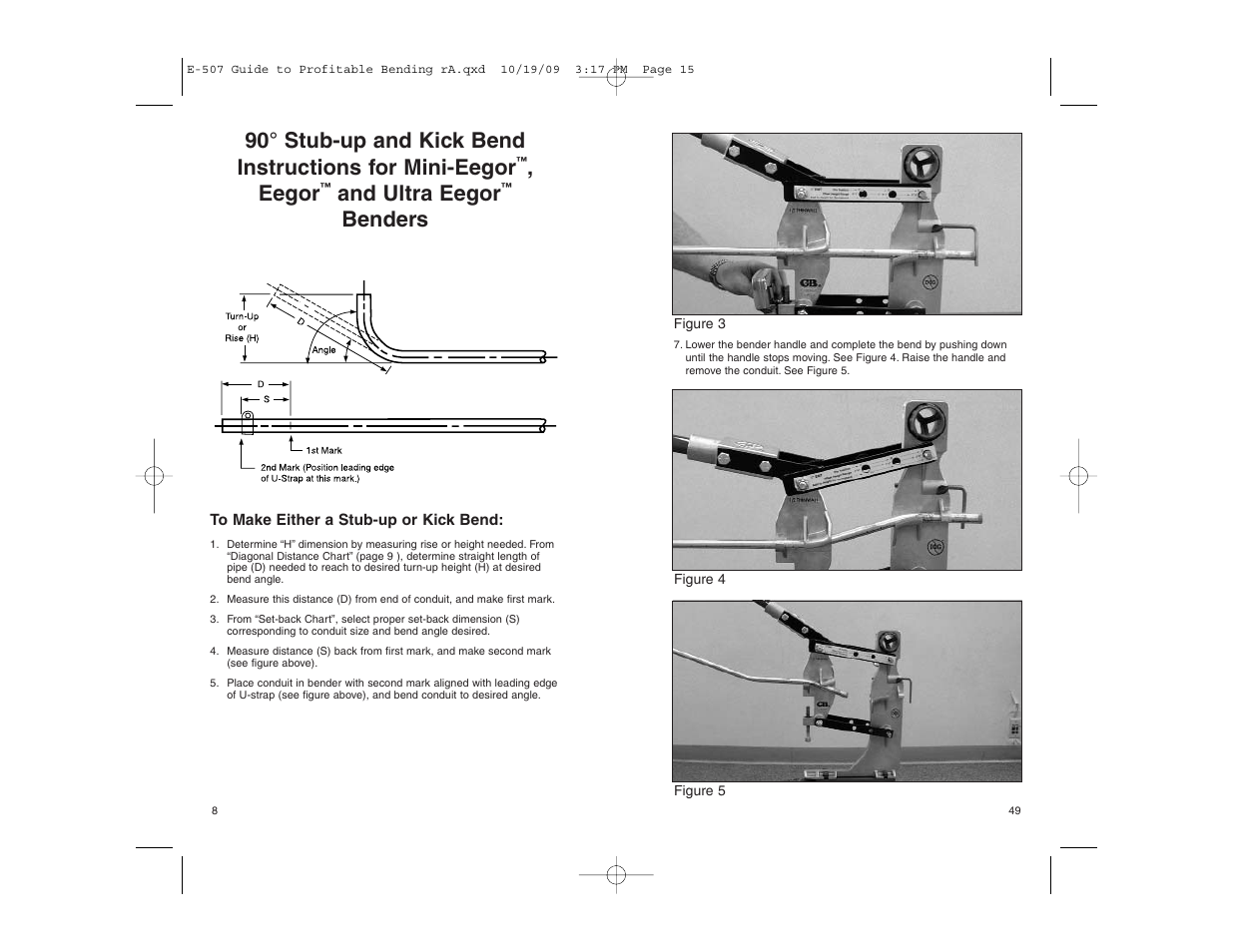 Eegor, And ultra eegor, Benders | Gardner Bender Guide to Profitable Bending User Manual | Page 8 / 28