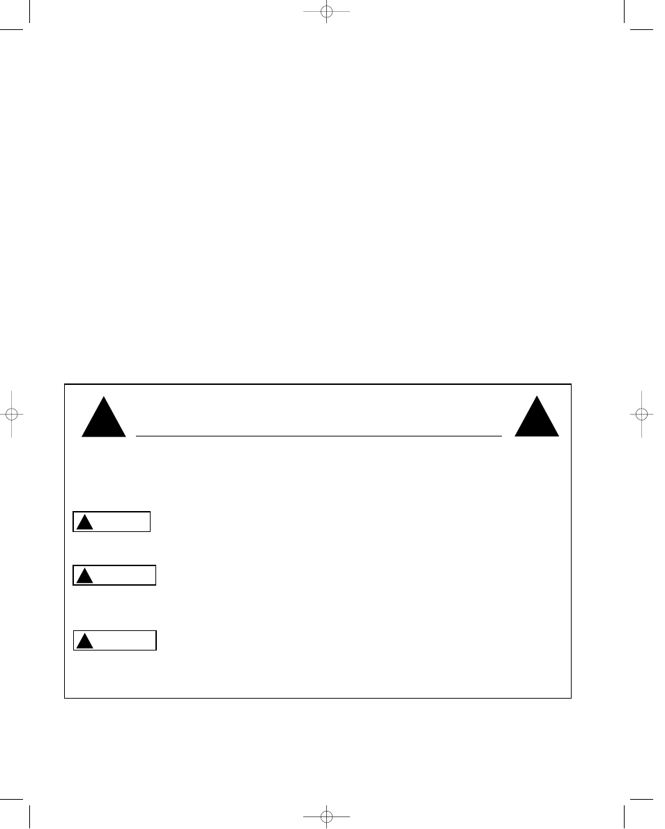 Safety alert symbol | Gardner Bender BV208DA User Manual | Page 2 / 12